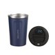 thumbnail image 2 of Tumbler aislante de vacío, taza de cofee de viaje, 380 ml de botella de bebida taza de agua de agua aislada para tomar ciclismo en bicicleta Azul, 2 of 8