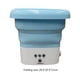 thumbnail image 3 of Lavadora Eléctrico Mini lavadora plegable para limpieza de cubos de ropa interior de calcetines (azul UE), 3 of 6