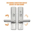 thumbnail image 3 of LOLIPPYY 1 Ensemble Poignée de Tirage en Métal Durable Argent Acier Inoxydable Bouton de Porte Intérieur pour Entrée, 3 of 7