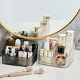 thumbnail image 5 of Organizador de brochas de maquillaje Dinheiro, con 5 compartimentos, soporte para encimera de caja de almacenamiento de escritorio, 17,5*15*11 cm, 5 of 5