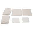 thumbnail image 4 of Juego de 2 fundas elásticas para sofá, protector de muebles, funda suave para sofá, lavable a máquina, protección total, para 3 personas, 190-230 cm, 4 of 15