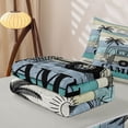thumbnail image 5 of catabedysis Ocean Beach Camping Zipper Twin Comforter Sets with Fitted Sheet and 2 Pillowcases,Camper Print Zipper Bedding Set For Boys,Multicolor,Light Gray Reversible,4-Piece, 5 of 7