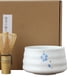 thumbnail image 3 of Juego completo de té matcha japonés, cuenco de matcha de 580 ml, accesorios de té para uso japonés. azul 4 hojas, 3 of 3