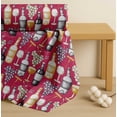 thumbnail image 4 of Soimoi Cotton Poplin Fabric Grapes,Wine Glass & Bottle Print Sewing Fabric Yard 42 Inch Wide, 4 of 7