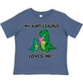 thumbnail image 3 of Inktastic My Auntiesaurus Loves Me Boys or Girls Toddler T-Shirt, 3 of 5