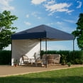 thumbnail image 4 of 10x10 Pop Up Canopy Tent Outdoor Canopy with Removable Sidewalls Heavy Duty Commercial Instant Tent Shelter (Blue, 1-Sidewall), 4 of 7