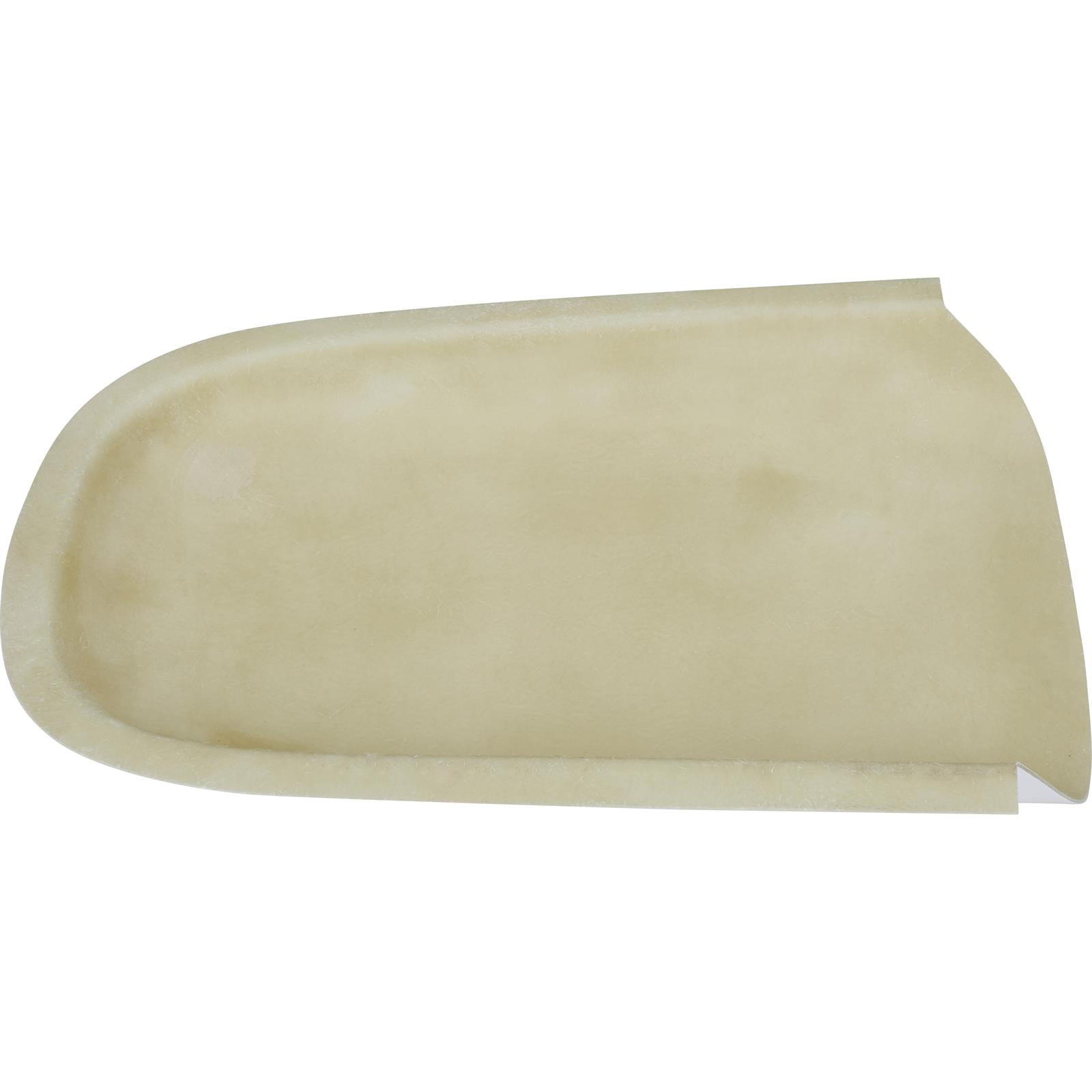 Speedway Motors Shelby GT350 Style Fiberglass Hood Scoop, 24.25 x 16 Inch Universal Mustang Style Hood Air Intake Scoop, Gelcoat Finish, Paint Ready Custom Body Panel