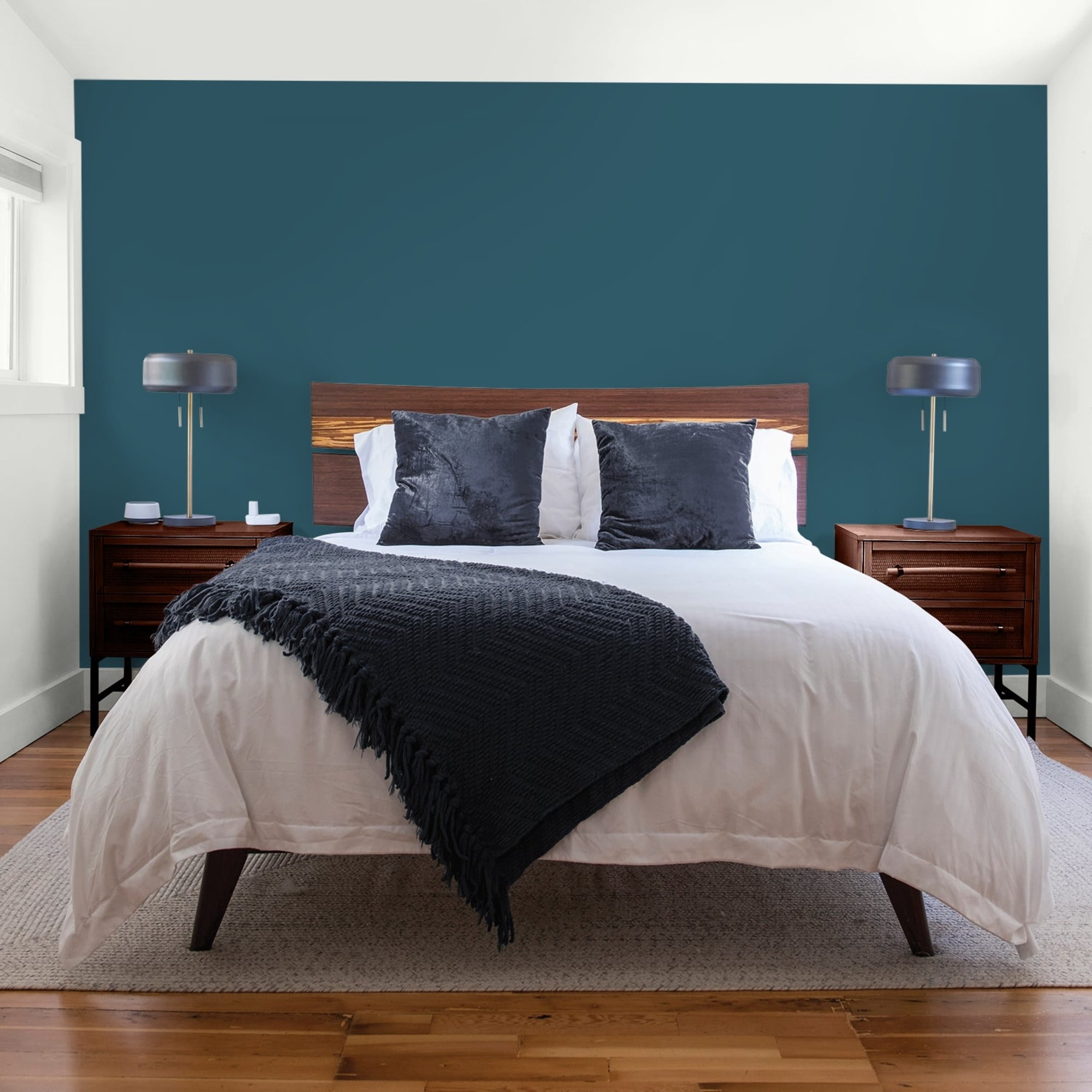 Glidden High Endurance Plus Blue Bayberry Flat Interior Paint and Primer, 1 Quart