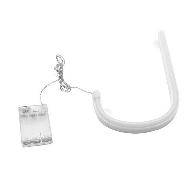 LED Letter Lights Light Up Plastic Letters Standing Hanging Warm Wihte Light