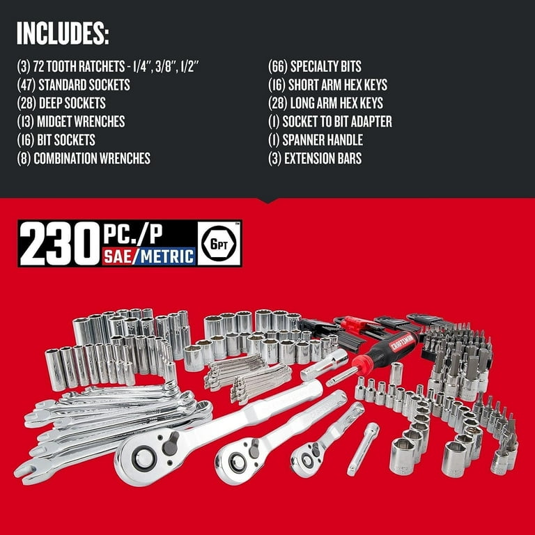 Craftsman 66 sale piece tool set