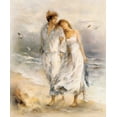 thumbnail image 2 of Haenraets, Willem 20x23 Black Ornate Wood Framed with Double Matting Museum Art Print Titled - In love, 2 of 4