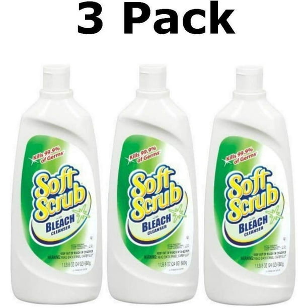 Soft Scrub with Bleach Cleanser, 36ounce (Pack of 3)