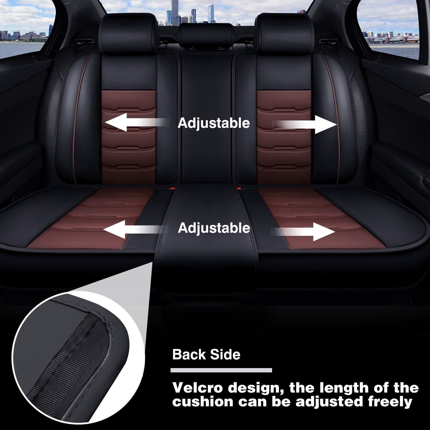 For Dodge Ram 1500 2009-2023 2500 3500 Crew Cab Pickup Truck Car Car Seat Covers 5 Seats Full Set Cushion Cover Leather