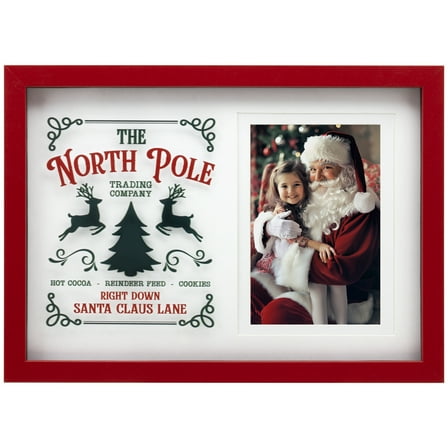 Fine Photo Gifts North Pole Wood Picture Frame