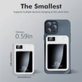 thumbnail image 5 of Power Bank,10000mAh Wireless Portable Charger with LED Power Display,22.5W Magnetic Power Bank Compatible with iPhone 8 and Above Series,White, 5 of 17