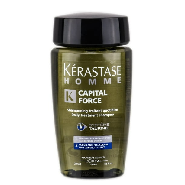 Kerastase Homme Capital Force Daily Treatment Shampoo - Anti-Dandruff Effect (Size : 8.5 oz) -