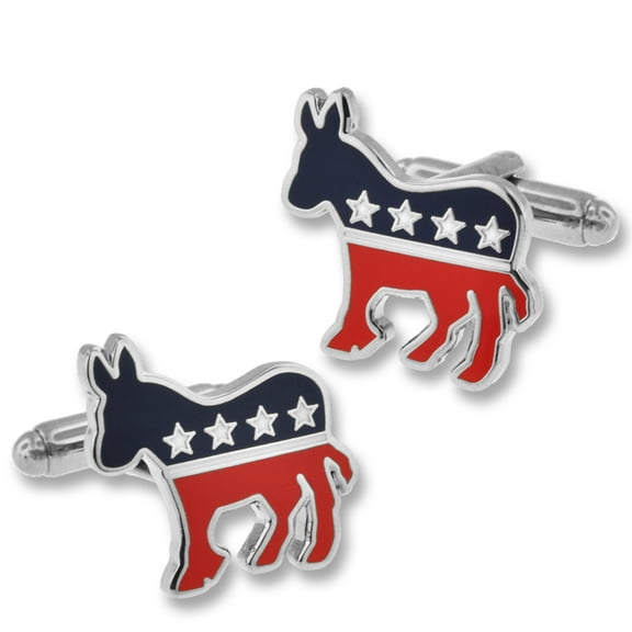 PinMart's Political Democratic Donkey Cufflinks Set