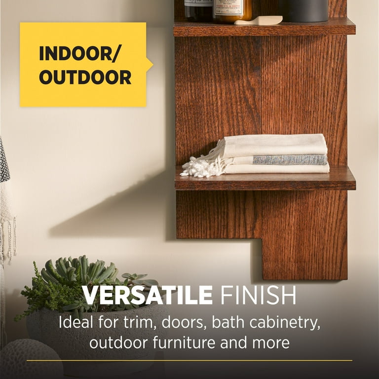 Minwax Helmsman Spar Urethane Indoor/Outdoor Wood Finish, Quart, Satin