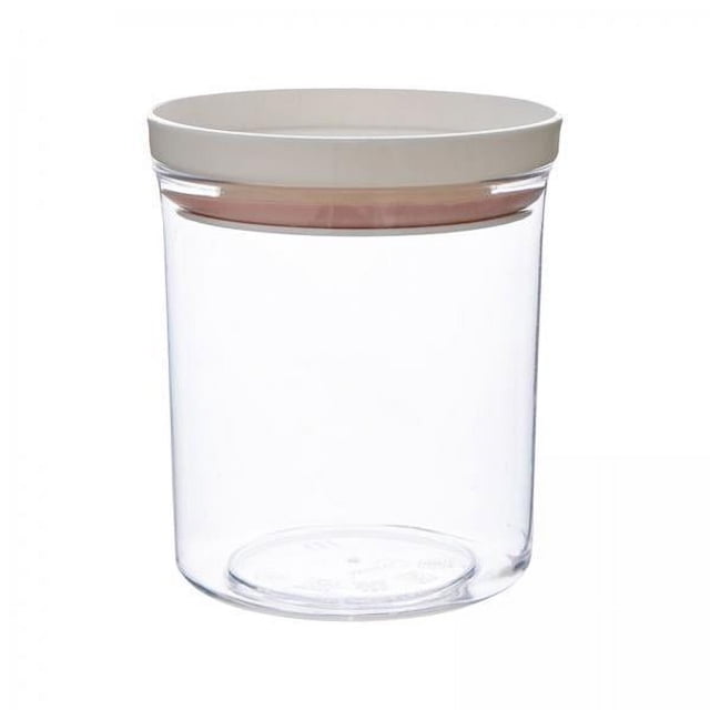 2x Jar de almacenamiento de alimentos frascos de almacenamiento de botes de boca ancha con tapas selladas para harina 2 piezas