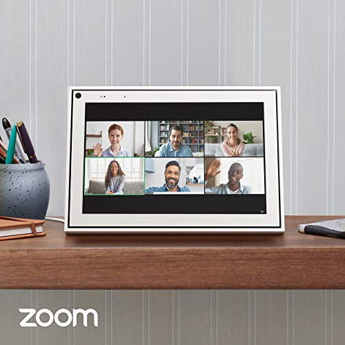  Facebook Portal Mini - Smart Video Calling 8” Touch Screen  Display with Alexa - White : Electronics