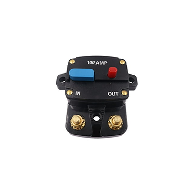 Practical Circuit Breaker Fuse Inverter Waterproof Overload Protection Convenient Plastic and metal: Fuse Holder Auto Car Marine Boat 100A