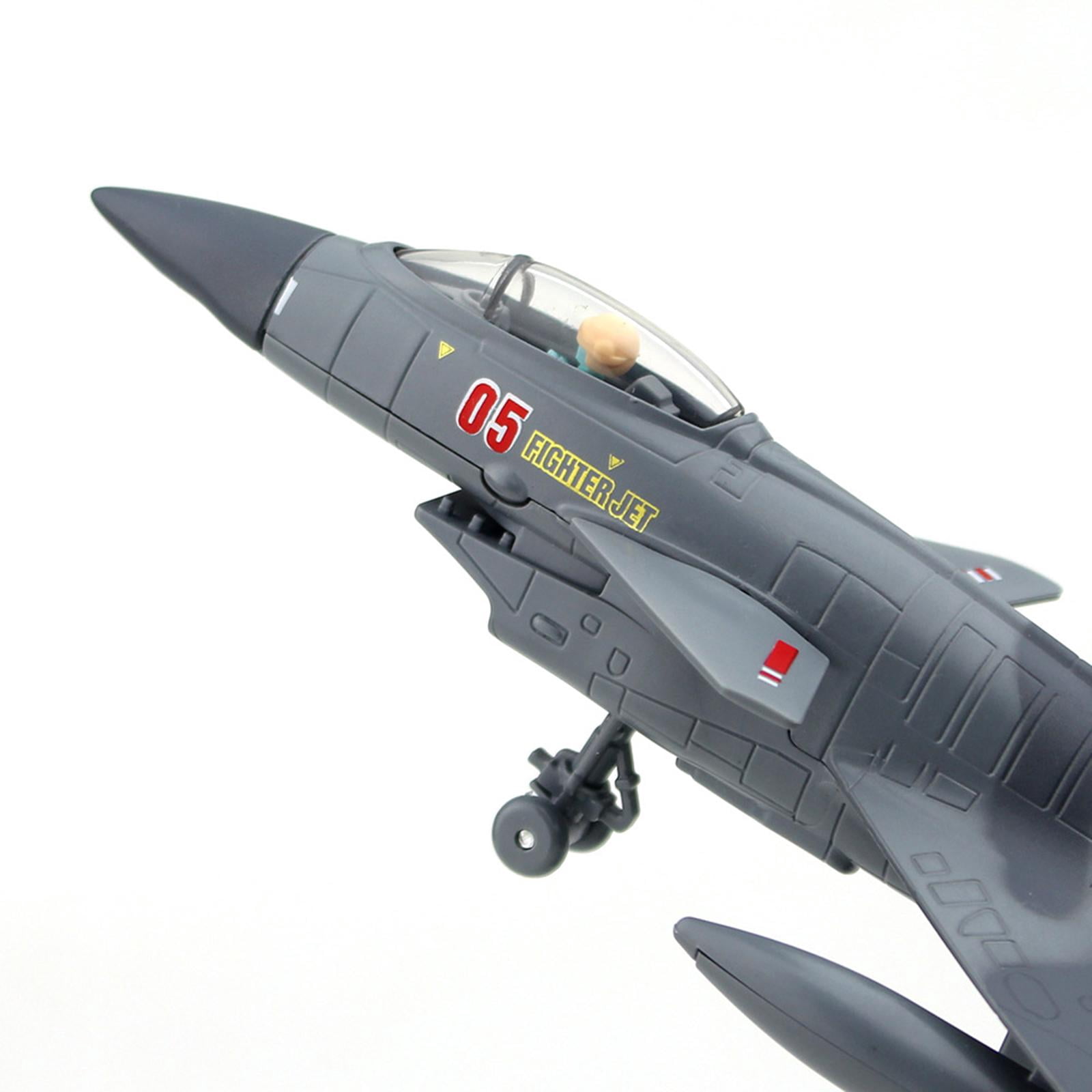 LeeQinersw Fighter Aircraft, Airplane Model Attack Plane Decorative for Bedroom Decorations Gray
