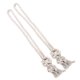 thumbnail image 3 of 2pcs Retro Tassel Knit Curtain Rope Curtain Tieback Knitting Curtain Rope, 3 of 3