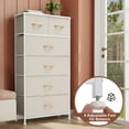 thumbnail image 4 of Crestlive Products Beige 6-Drawer Dresser Chest Vertical Tower, 4 of 8