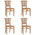 thumbnail image 3 of vidaXL Patio Dining Set Outdoor Table and Chair Furniture Solid Wood Teak, 3 of 11