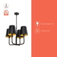 thumbnail image 2 of CH528423AG-Alora Lighting-Plisse - 4 Light Chandelier-16.88 Inches Tall and 22.5 Inches Wide-Aged Gold Finish    -Traditional Installation, 2 of 7