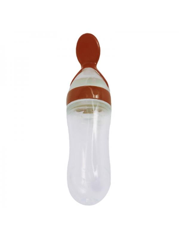 feeding bottle with spoon