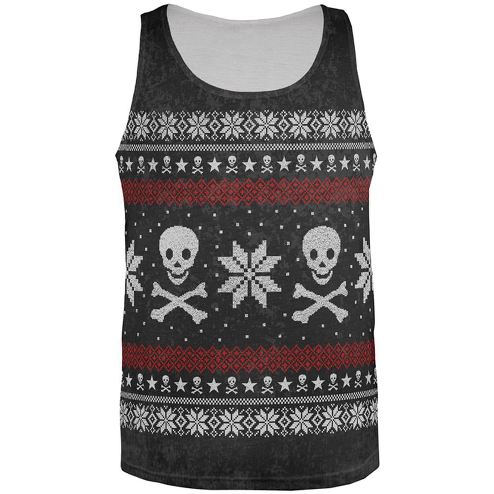 Ugly Christmas Sweater Pirate Skull and 