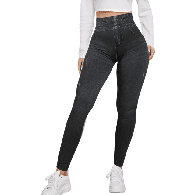 Leggings de Mujer Estilo Mezclilla Unitalla Comodidad y Estilo en Leggins