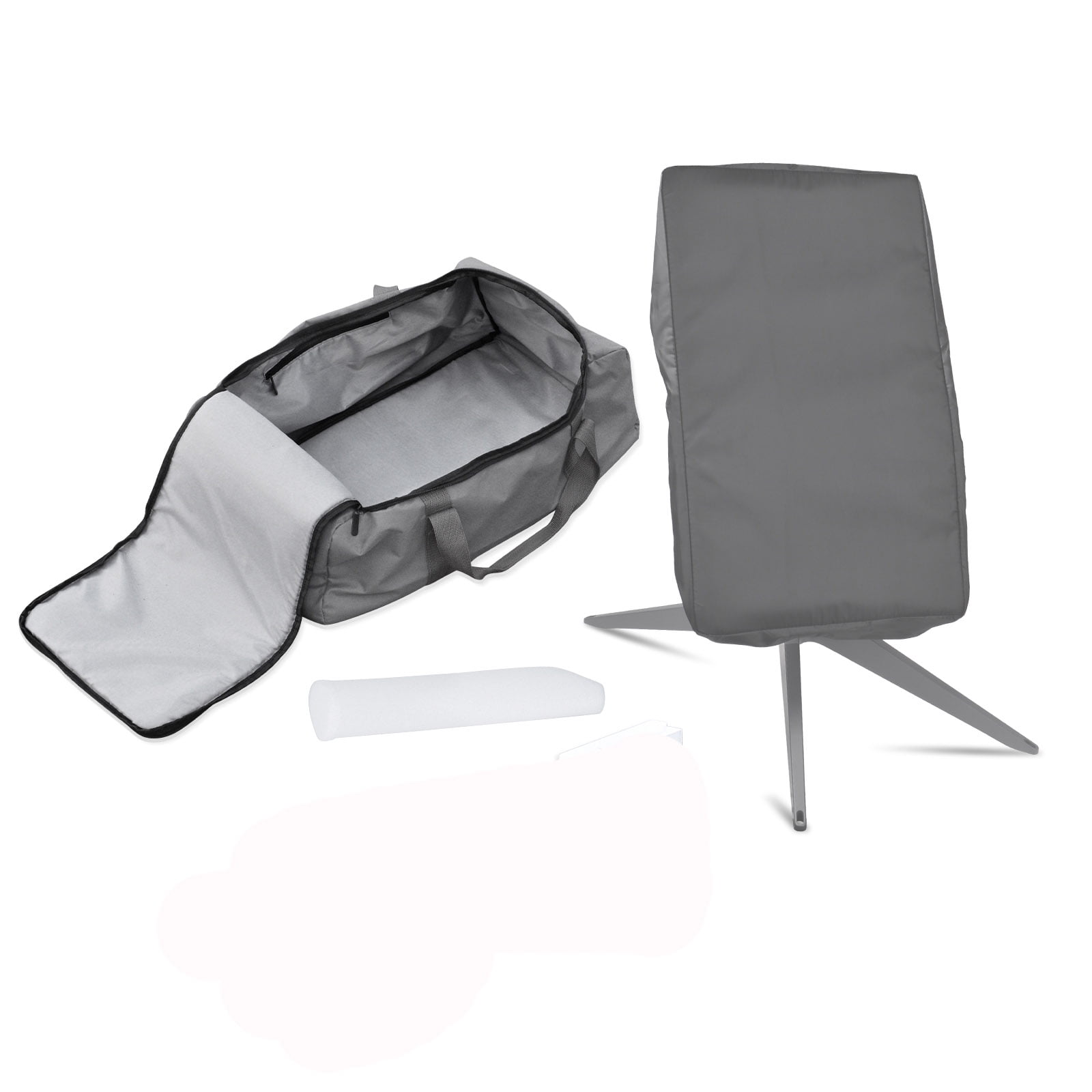 Eightwood Starlink Accessories Bundle: Carry Bag w/Drawstring Pocket + Antenna Pole Cover - for Starlink V2 Antenna/Router Gen2/Power Supply