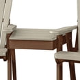 thumbnail image 5 of OS Home and Office 514WWTB-K Counter Height Settee in Weatherwood/Tudor Base, 5 of 7