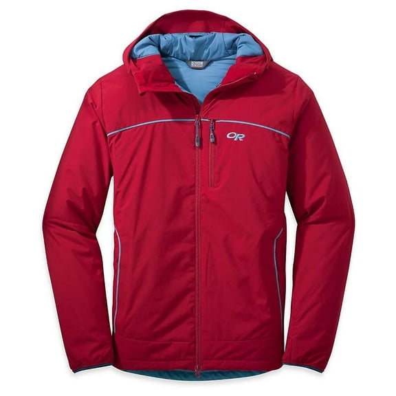 Outdoor Research Men's Razoredge Hooded Jacket, Agate/Vintage, X-Large