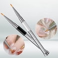 thumbnail image 7 of Siquannn French Tip Tool Acrylic Nail Supplies Toe Cleaners Between Toes Brush Nail Brushes For Cleaning Fingernails Nail Brish Things For Nails White Gel X Nail Polish Arylic Nails Kit Small Brush, 7 of 7