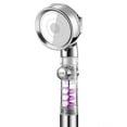 thumbnail image 4 of Pommeau de Douche Main Haute Pression avec Jet de Douche Puissant (argent), 4 of 5
