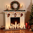 thumbnail image 4 of Flameless Candles,Flickering Flameless Candles ,Swinging flame, LED Pillar Candles,Set of 3, 4 of 8