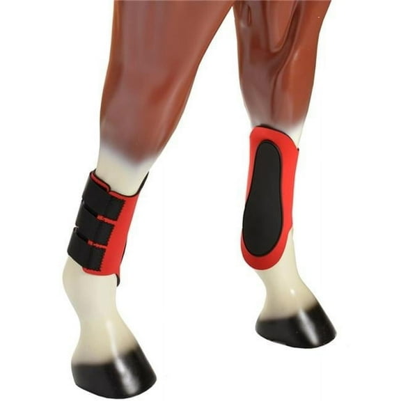 Neoprene Splint Padded Boots, Red