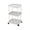 White, variant on Homenest White Rolling Mobile Storage Cart with Wheels, 3 Tier Narrow Utility Cart for Small Space, Bedroom Living Room Couch Side Table, Lockable Casters Bathroom Kitchen Shelves Organizer