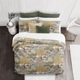 thumbnail image 3 of 6ix Tailors  Marikka Natural California King Comforter & 2 Pillow Shams Set - 3 Piece, 3 of 8