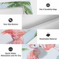 thumbnail image 5 of Summer Pink Flamingo Outdoor Rug for Patio/Deck/Porch, Non-Slip Large Area Rug 3 x 5 Ft, Coastal Tropical Plants Flowers Indoor Outdoor Rugs Washable Area Rugs, Reversible Camping Rug Carpet Runner, 5 of 8