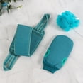 thumbnail image 7 of Deago 3 Pcs Exfoliating Back Scrubber for Shower, Korean Exfoliating Gloves Mitt for Body Exfoliation, Bath Scrub Loofah Sponge, Back Brush Washer Exfoliator for Men and Women (Green), 7 of 7