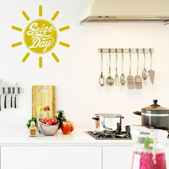 VWAQ Seize The Day Wall Decal Sunshine Wall Decor
