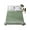 Dark Sage Green, variant on Blue Striped Flat Sheets Only Queen Size, Soft Breathable Bed Top Sheets for Mattress, Farmhouse Blue White Stripes Luxury Bedding Flat Sheets for Home Hotel Bedroom Bed Protection