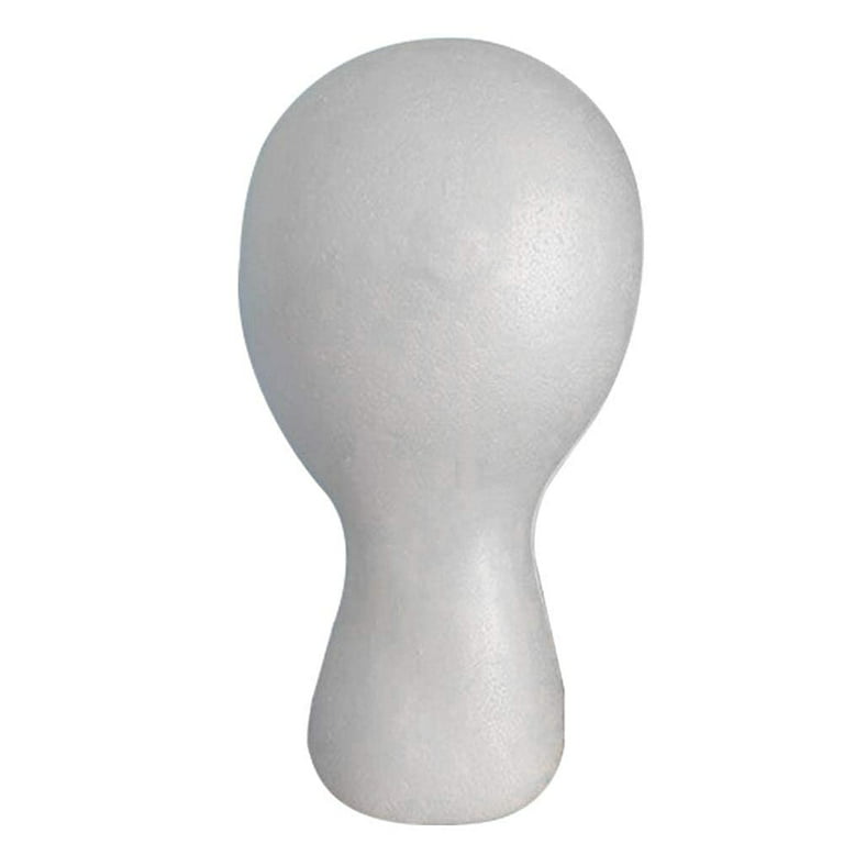 3 Pcs Styrofoam Wig Head 11 - Tall Female Foam Mannequin Wig Stand and  Holder for Style, Model for Display Hair, Hairpieces and Hats, Mask - for  Home, Travel and Salon 11''*3