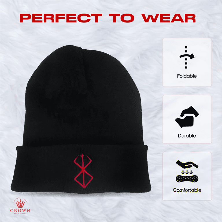 Anime Beanie Hat Winter Caps for Men and Womens Beanies, Cuffed