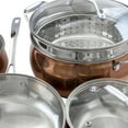 thumbnail image 2 of Oster Carabello 9 Piece Stainless Steel Cookware Combo Set in Copper, 2 of 8