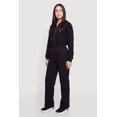 thumbnail image 2 of Women's Fleece Half Zip Hooded Jumpsuit, 2 of 3